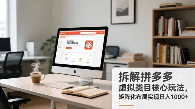 拆解拼多多虚拟类目核心玩法,矩阵化布局实现日入1000+-破浪圈