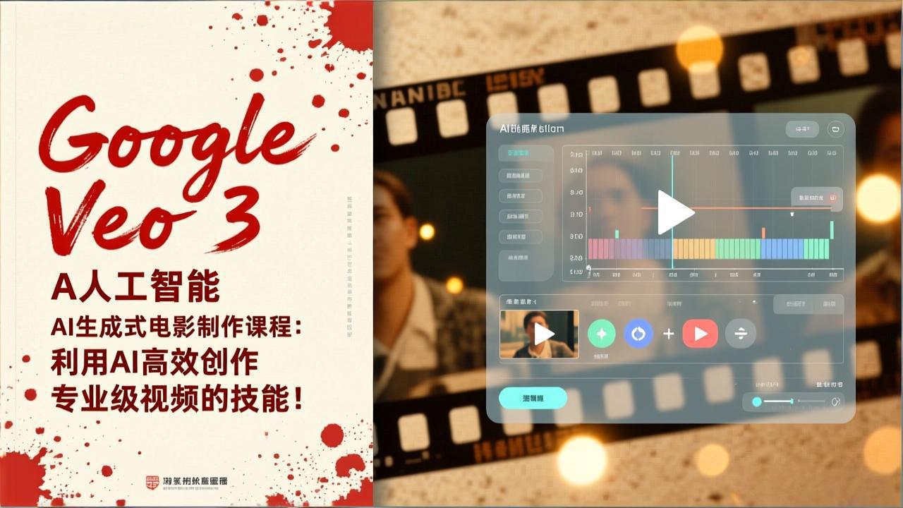 Google Veo 3人工智能AI生成式电影制作课程:利用AI高效创作专业级视频的技能!-破浪圈
