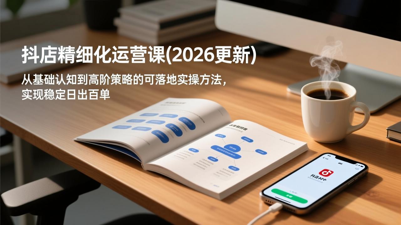 抖店精细化运营课(2026更新-破浪圈