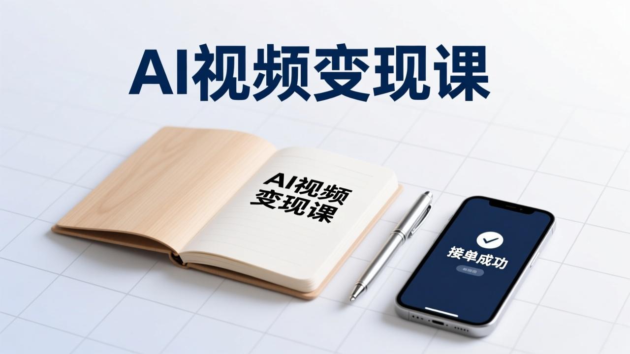 AI视频变现课，学完即可创作短片、接商单，实现副业增收，单项目报价可达千元-破浪圈