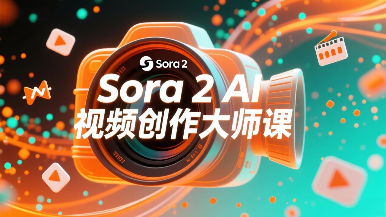 如何利用Sora 2创建流行AI人工智能视频大师班教程：掌握创作全流程，产出百万播放内容-破浪圈