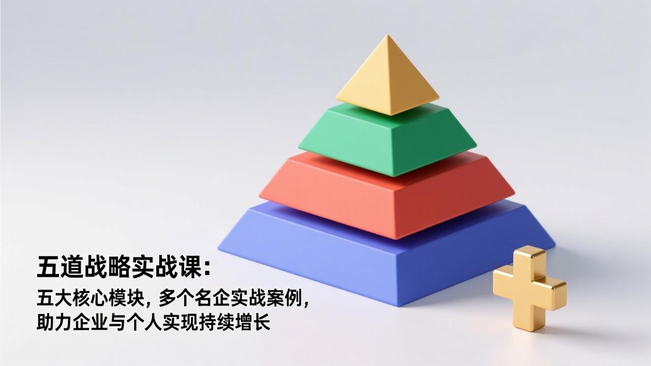 五道战略实战课:五大核心模块,多个名企实战案例,助力企业与个人实现持续增长-破浪圈
