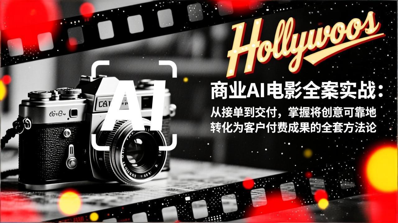 商业AI电影全案实战:从接单到交付,掌握将创意可靠地转化为客户付费成果的全套方法论-破浪圈