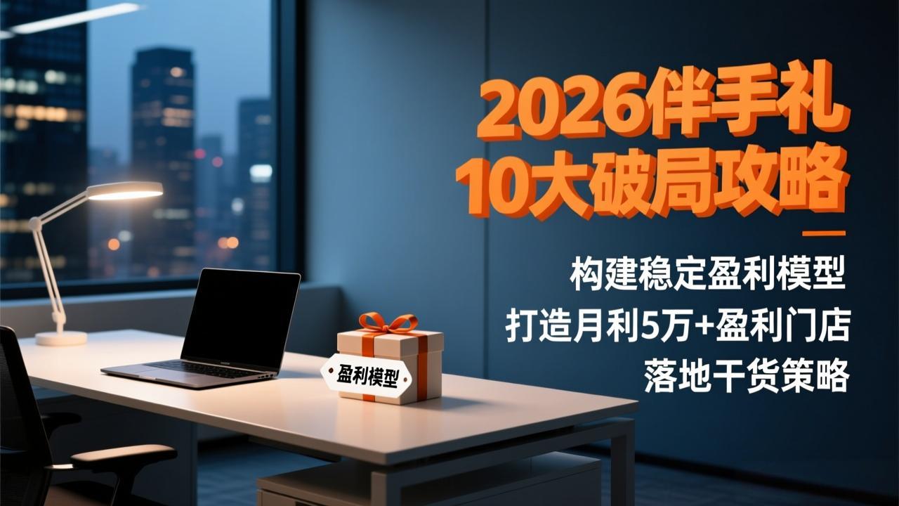 2026伴手礼10大破局攻略:构建稳定盈利模型,打造月利5万+盈利门店,落地干货策略-破浪圈