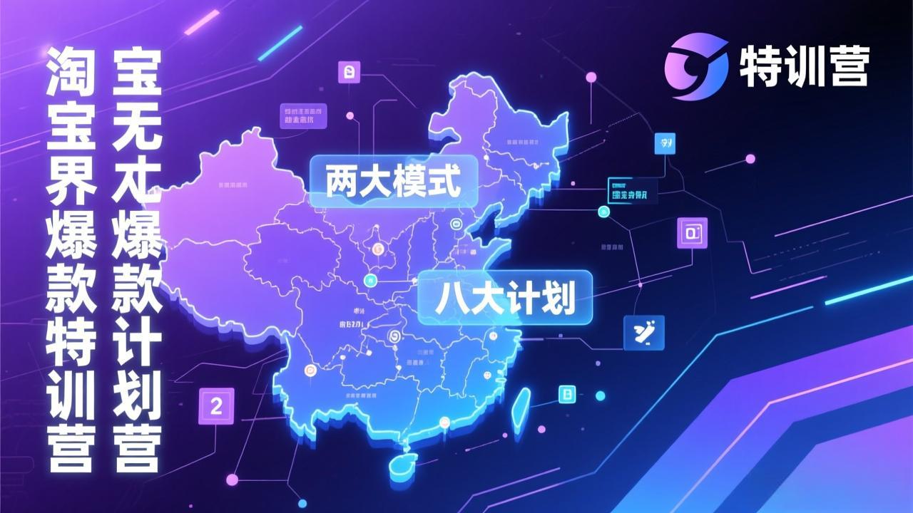 淘宝无界爆款训练营：2026年1月杭州线下高端集训课，3天构建两大模式八大计划体系-破浪圈