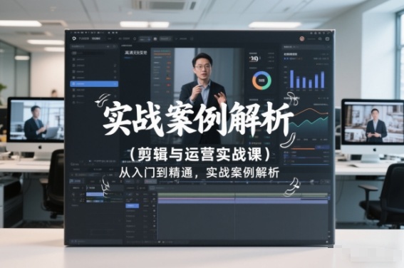剪辑与运营实战课，从入门到精通，实战案例解析(更新2026)-破浪圈
