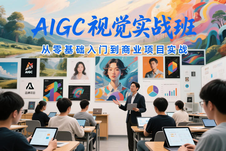 AIGC视觉实战班，从零基础入门到商业项目实战-破浪圈