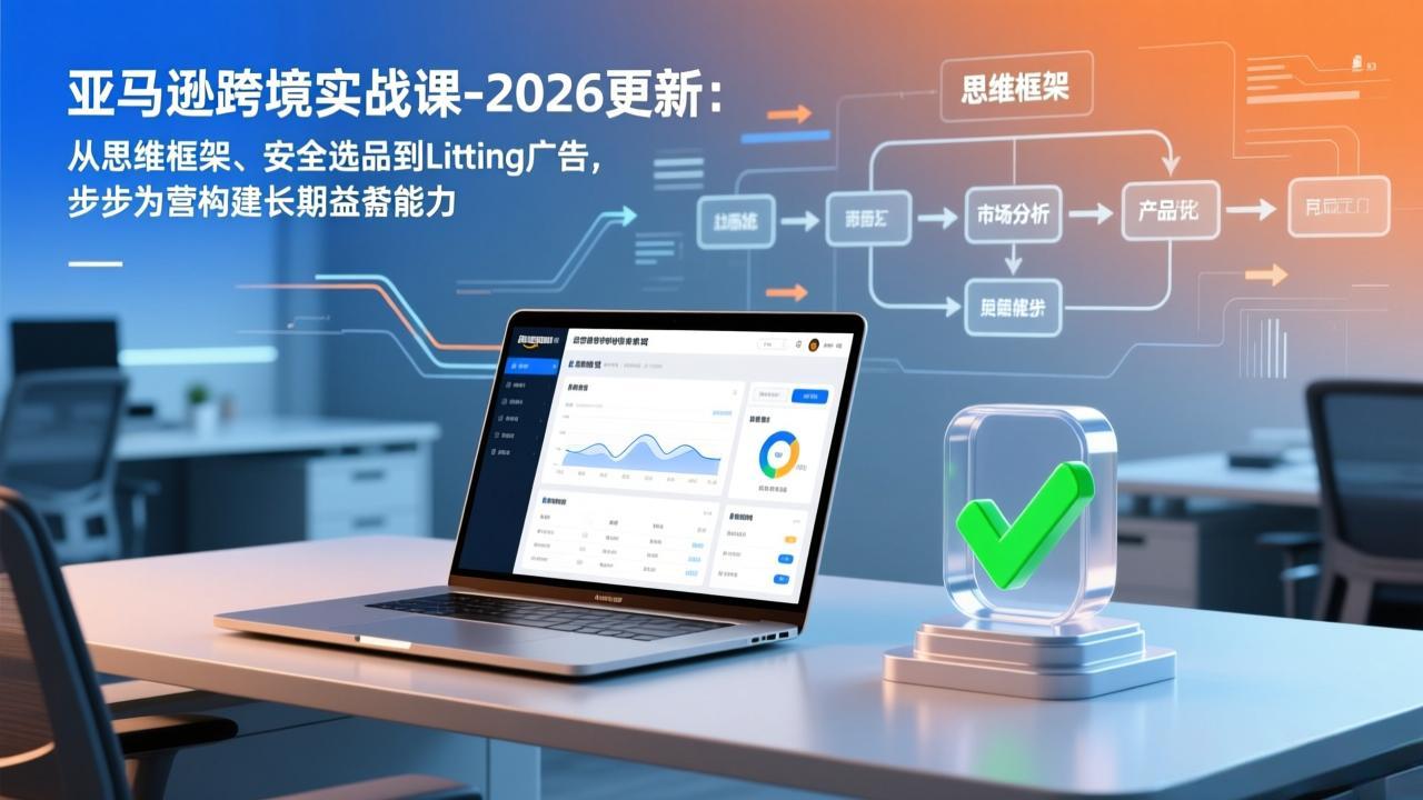 亚马逊跨境实战课-2026更新：从思维框架、安全选品到Listing广告，步步为营构建长期盈利能力-破浪圈
