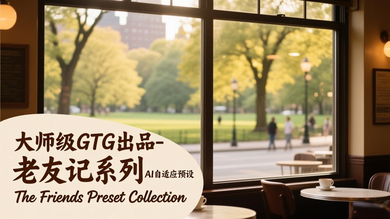 大师级GTG出品-老友记系列AI自适应预设The Friends Preset Collection-破浪圈