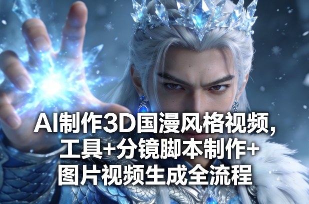 AI制作3D国漫风格视频,工具+分镜脚本制作+图片视频生成全流程-破浪圈