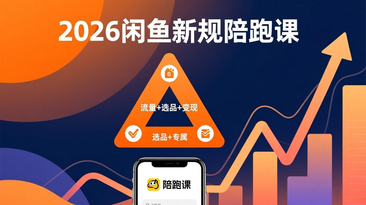 2026闲鱼高阶陪跑课全新上线,带你吃透新规玩转选品流量,从零搭建稳定变现盈利体系-破浪圈