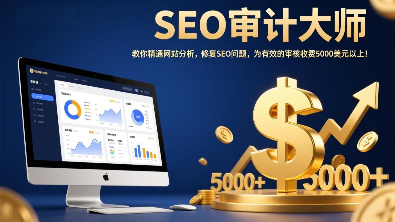 SEO审计大师:教你精通网站分析,修复SEO问题,为有效的审核收费5000美元以上!-破浪圈