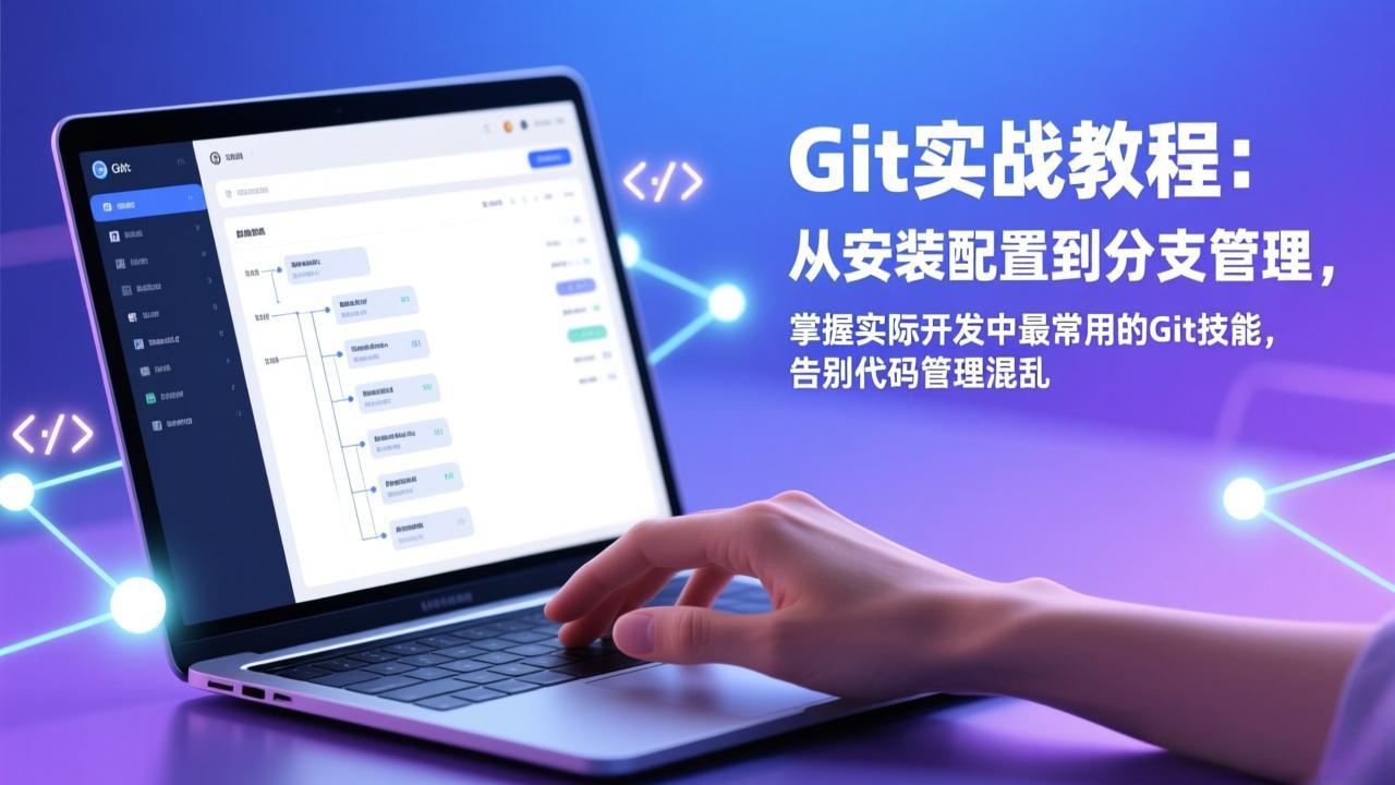 Git实战教程:从安装配置到分支管理,掌握实际开发中最常用的Git技能,告别代码管理混乱-破浪圈