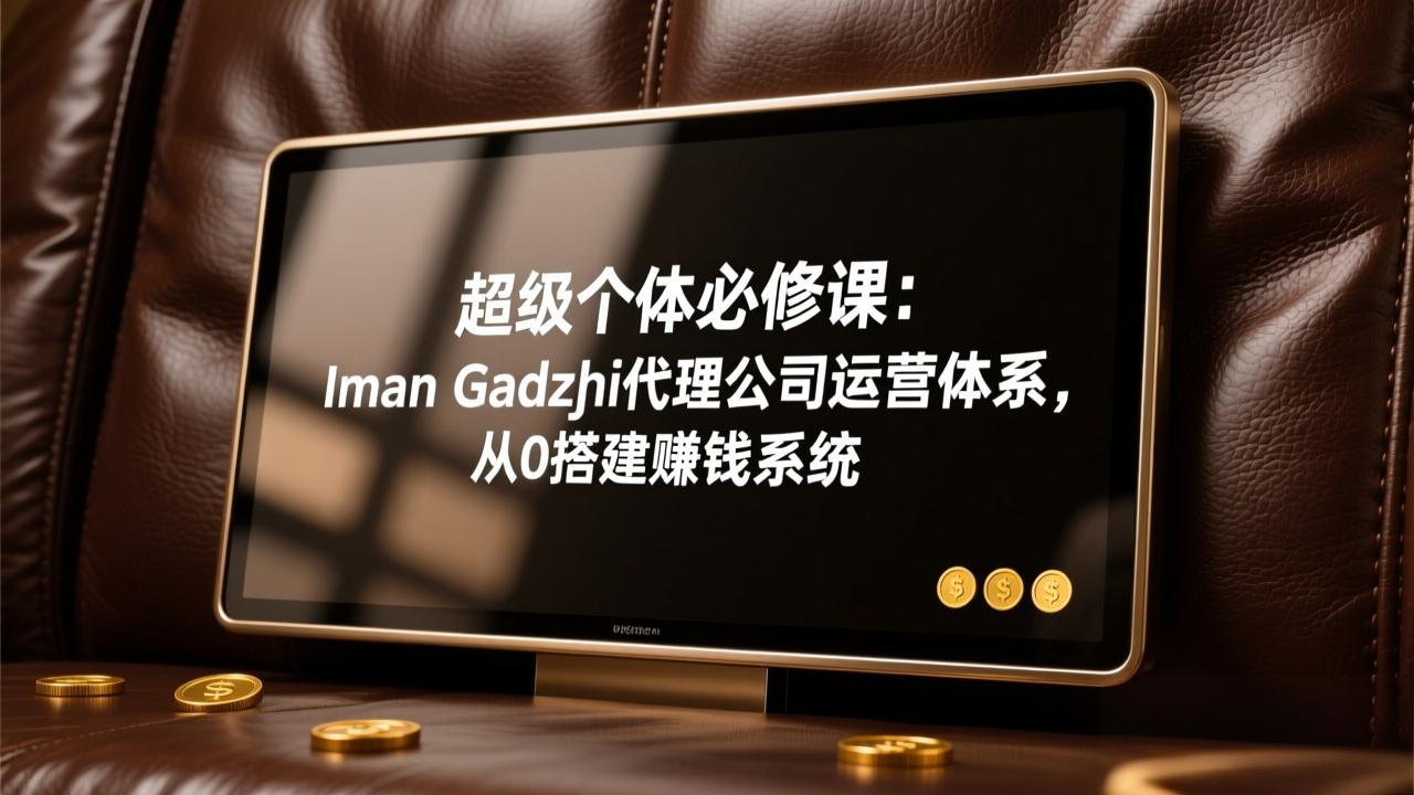 超级个体必修课:Iman Gadzhi代理公司运营体系,从0搭建赚钱系统-破浪圈