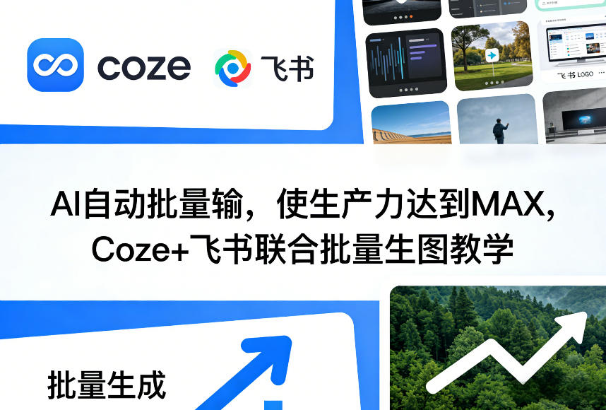 AI自动批量输,使生产力达到MAX,Coze+飞书联合批量生图教学-破浪圈