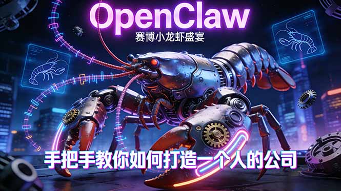 OpenClaw，小龙虾-从产品到爆款的成长之路，手把手教你如何打造一个人的公司-破浪圈