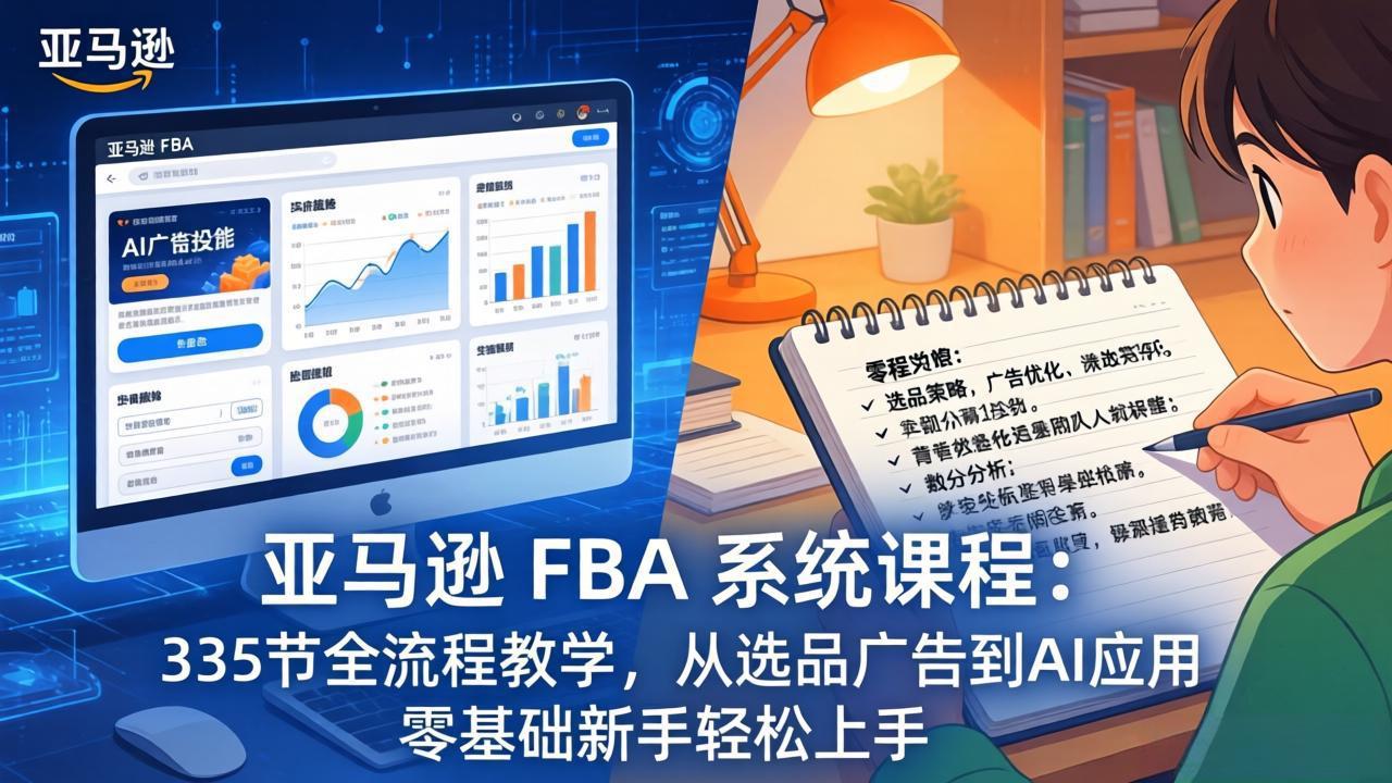 亚马逊 FBA 系统课程(更新26年3月-破浪圈